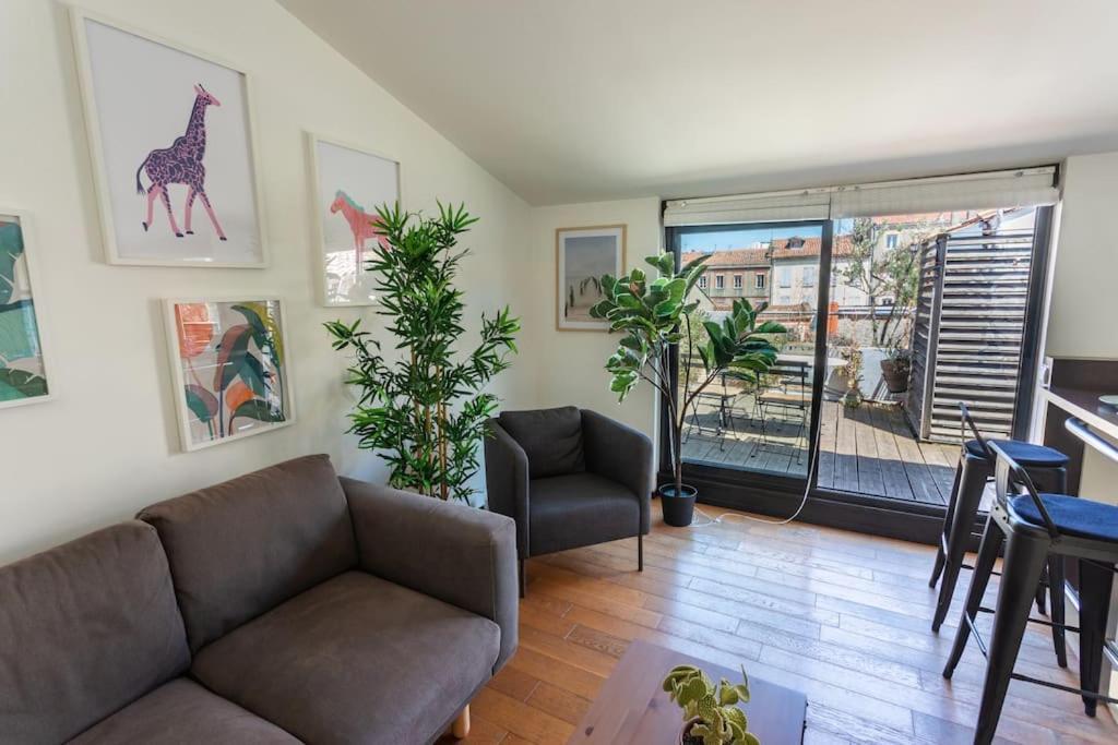 Apartment Roof In Center Of Toulouse-free Parking- *